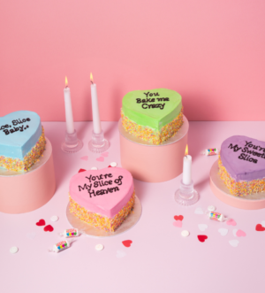 Valentine's Love Heart Cake
