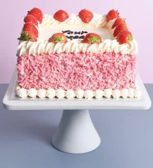 Strawberry Curl Cake