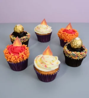 Mixed Diwali Cupcake Box