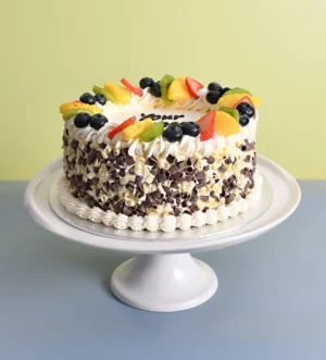 Mixed Fruit & Chocolate Curls