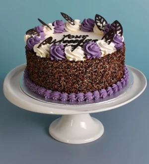 Lilac Chocolate Cake