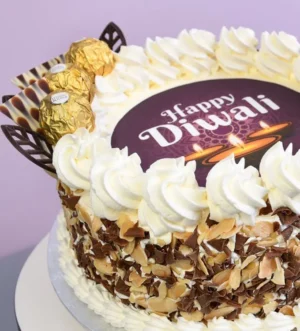 Golden Ferrero Diwali Bliss Cake