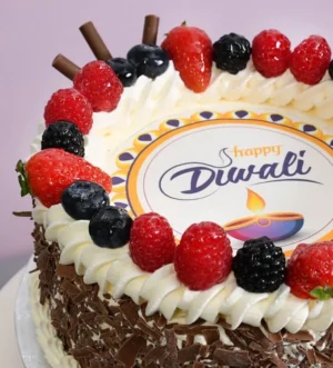 Berry-Chocolate Diwali Bliss Cake